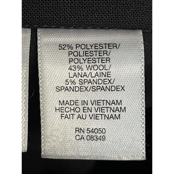 Jones New York Collection Platinum Skirt Womens 4 Black Pencil Stretch Easycare - Picture 12 of 13